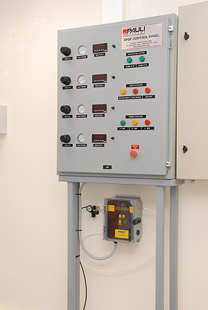 Aircraft stripping facility supervisors control process parameters