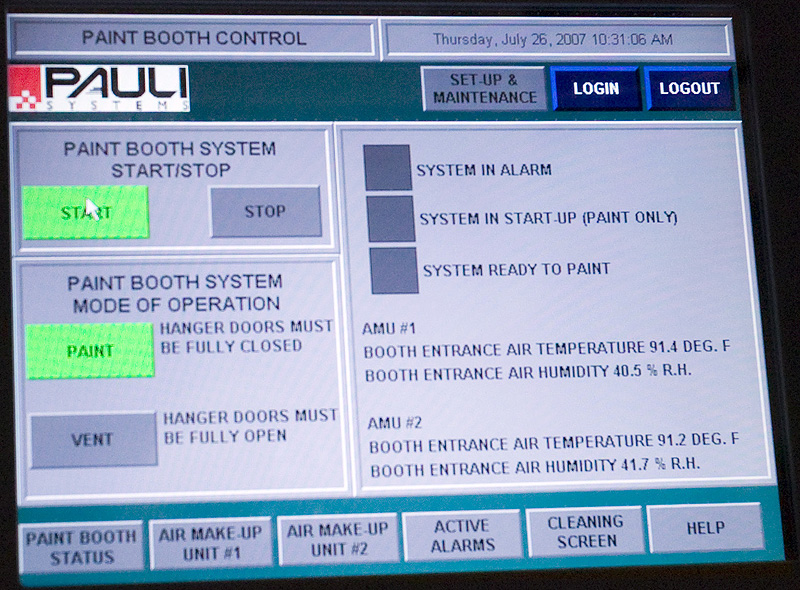 Click to enlarge HMI Control Interface