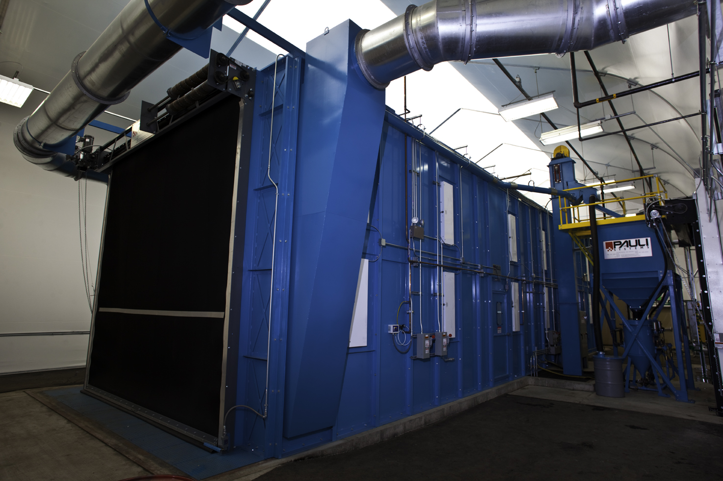 Blast Room with Roll Up Door - Closed