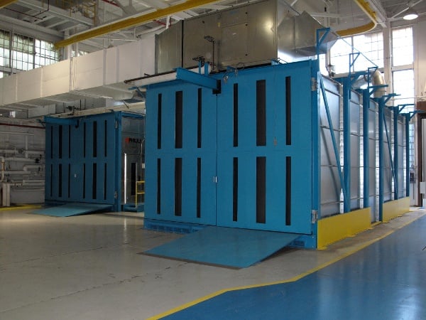 Dual Blast Rooms at US Naval Air Station